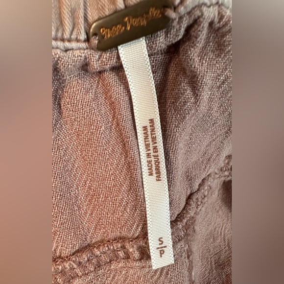 Free People Living in the City Seamed Pink Relaxed Pants - Picture 16 of 16